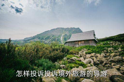 怎样投诉投诉境外旅游的导游