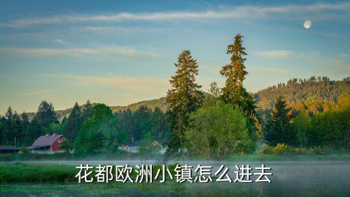 国际旅游小镇怎么走，花都欧洲小镇怎么进去