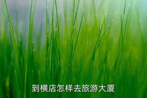 到横店怎样去旅游大厦